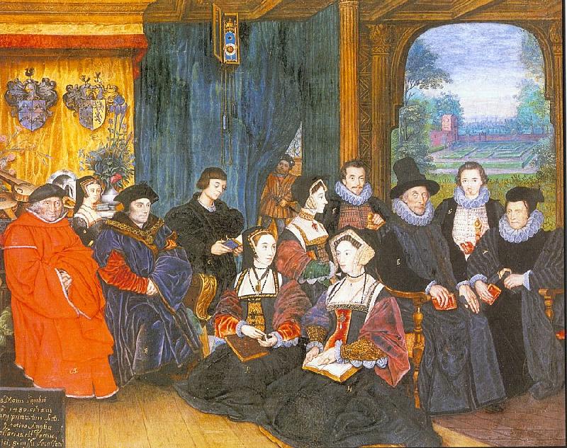 Lockey, Rowland Sir Thomas More with his Family oil painting image